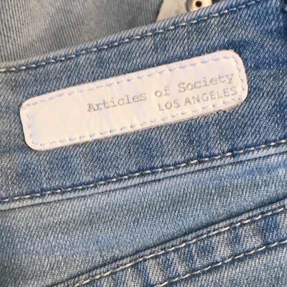 Articles of Society High Rise Distressed Skinny Jeans - Picture 9 of 13